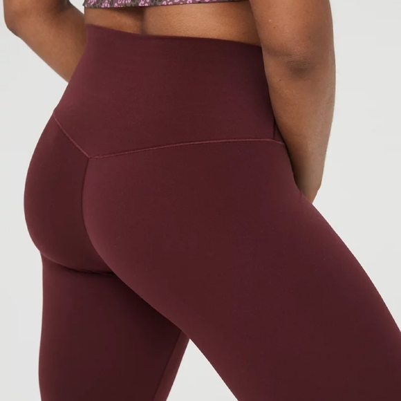 OFFLINE by Aerie Real Me High Waisted Leggings in Royal Cherry - Picture 3 of 5